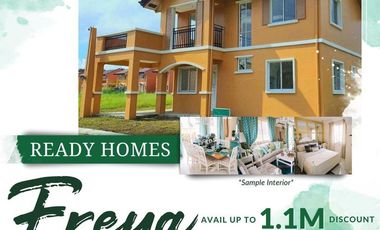 1.1 Million Discount & 5% Downpayment payable in 4 Months! Corner Lot Single Detached House Unit @ Camella Malvar Near The Outlet Lima