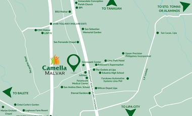 1.1 Million Discount & 5% Downpayment payable in 4 Months! Corner Lot Single Detached House Unit @ Camella Malvar Near The Outlet Lima