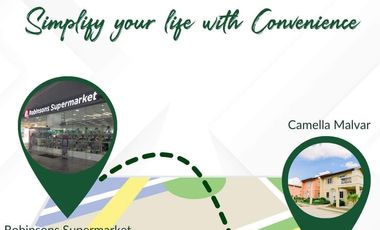 1.1 Million Discount & 5% Downpayment payable in 4 Months! Corner Lot Single Detached House Unit @ Camella Malvar Near The Outlet Lima