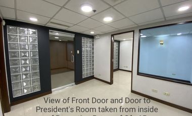 RFO 50 sqm Office For Rent, 1  Block to Greenbelt Legaspi Village Makati PHP 53,140