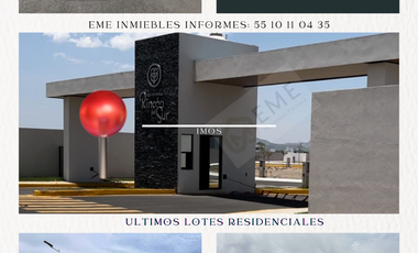 LOTES RESIDENCIALES, PACHUCA, HGO