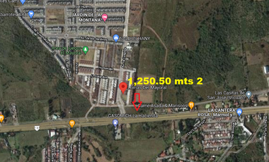 T523 Terreno en Renta a Desarrollar 1250.50 mts2 cerca Villas Pedregal Morelia