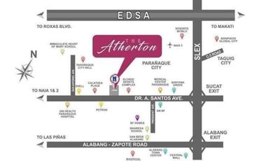 For Sale: 2 Bedroom Condo unit in Paranaque The Atherton Ready for Occupancy