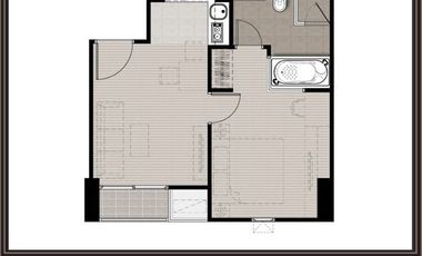 Condo for sale, Rende Sukhumvit 23, 40.49 sq m, 6th floor, near MRT Sukhumvit and BTS Asoke, ready to move in, selling for 5,800,000 baht