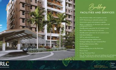 1 BR. CONDO UNIT W/ 5% LAUNCHING DISCOUNT AND PRIME LOCATION IN MERVILLE PARANAQUE  @WOODSVILLE CREST BY: RLC - RESIDENCES