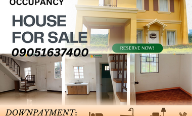 3 Bedroom House and lot Ready for Occupancy