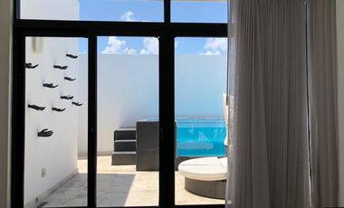 Penthouse 2 recámaras con rooftop y alberca privados en Anah Downtown