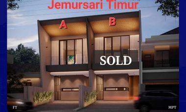 Rumah Baru Jemursari Timur Surabaya 2.2M Nego SHM Kualitas Premium