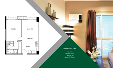 Studio in Axis Residences condo for sale RFO ready to move in near Rob Forum