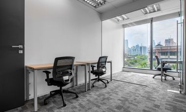Find office space in Regus 8 Rockwell - Makati City for 1 person with everything taken care of