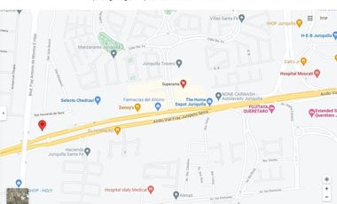 Terreno de 3,127 m2 en renta sobre Junipero Serra, Juriquilla