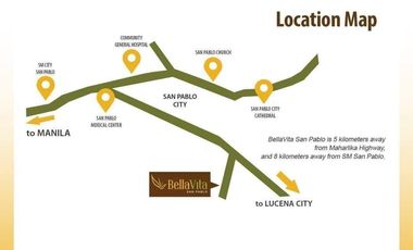 Affordable Rowhouse Unit @ Bellavita San Pablo Near San Bartolome National High School