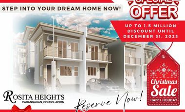 Newest Preselling House near Pit-os Talamban Cebu City at Rosita Heights Subdivision Consolacion Cebu