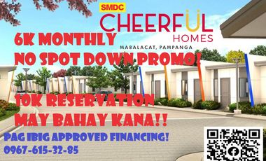 PRE SELLING house & lot NEAR CLARK AIRPORT as low as 6k monthly NO SPOT DOWN PAYMENT