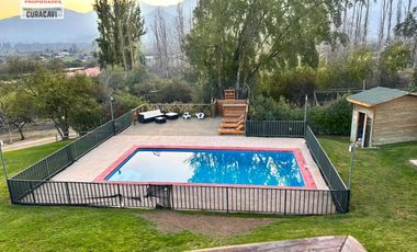 🏡Se vende Hermosa parcela con casa en sector Alhue, Curacaví.🏡