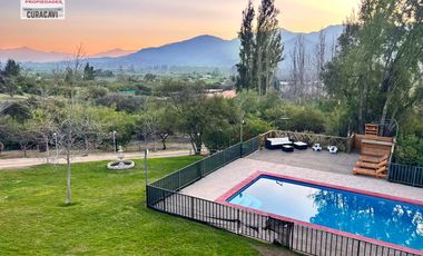 🏡Se vende Hermosa parcela con casa en sector Alhue, Curacaví.🏡