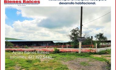 RANCHO EN VENTA EN QUERETARO. MPIO EL MARQUES $60,000,000 A UN COSTADO DEL CLUB HÍPIDO DE CIMATARIO