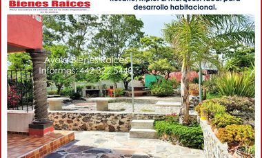 RANCHO EN VENTA EN QUERETARO. MPIO EL MARQUES $60,000,000 A UN COSTADO DEL CLUB HÍPIDO DE CIMATARIO