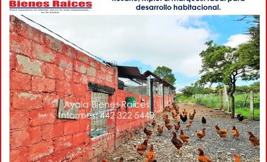 RANCHO EN VENTA EN QUERETARO. MPIO EL MARQUES $60,000,000 A UN COSTADO DEL CLUB HÍPIDO DE CIMATARIO
