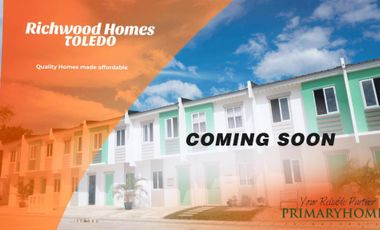 Richwood Homes Toledo(2-Storey Townhouse)PRE-SELLING
