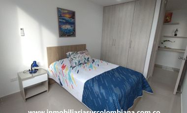 ARRIENDO APTO AMOBLADO CONJUNTO CERRADO ALTOS DE LA COLINA