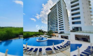 Departamento amueblado en renta, Be Towers, Cancún Quintana Roo.