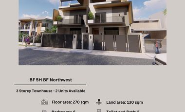Pre-Selling: 6 Bedroom House and Lot for Sale in BF Northwest, Parañaque City