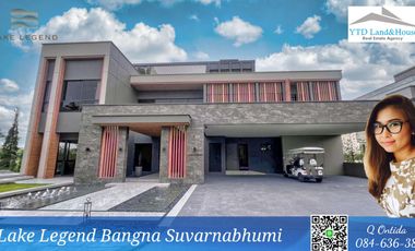 Luxury house for sale Lake Legend Bangna-Suvarnabhumi Fully Furnished 196 million Thai Baht