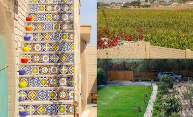 LINDA CASA DE CAMPO CON PRECIOSA ÁREA VERDE y ÁRBOLES FRUTALES 🔆🏡