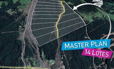 Parcelas en venta Reservas del Río Blanco - Lago Chapo,  a 40 minutos de Puerto Montten