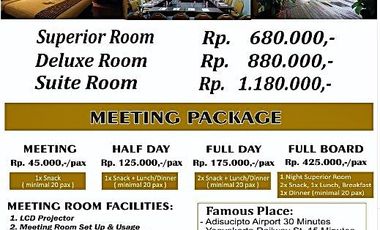 Hotel Megah Bintang 3 Fasilitas Lengkap Di Tengah Kota Jogjakarta
