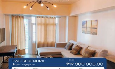For Sale: 1 Bedroom 1 BR  Condo for Sale in BGC, Taguig at Two Serendra
