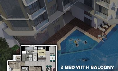 Corner 2 bed with balcony Uptown Arts Residence Bgc condominium for sale The Fort Taguig City