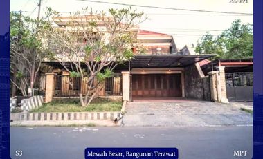 Rumah Margorejo Indah Wonocolo Surabaya Mewah Besar Bangunan Terawat Strategis dekat Sidosermo Raya Jemursari