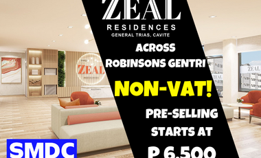 ZEAL RESIDENCES|NEW PROJECT OF SMDC| AFFORDABLE MONTHLY AMORTIZATION