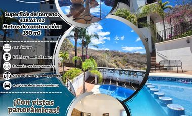 VENTA Casa NOCHEBUENA de enormes dimensiones, con alberca, jardín y vistas panorámicas impresionantes en Fracc Rancho San Diego Ixtapan de la Sal EDOMEX