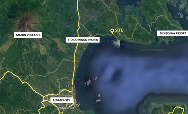Land for Sale Along Highway in Sto Domingo Albay near Misibis Bay Resort