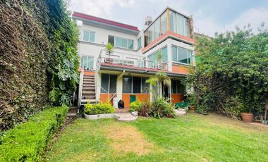 RENTA HERMOSA CASA CON JARDIN EN DILIGENCIAS ALCALDIA TLALPAN