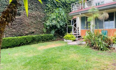 RENTA HERMOSA CASA CON JARDIN EN DILIGENCIAS ALCALDIA TLALPAN