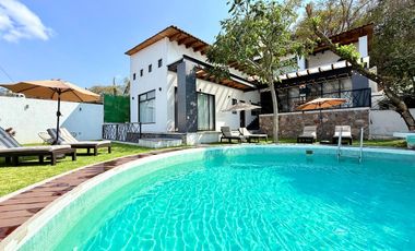 Hermosa Casa DALIA II en Renta con Alberca y Jacuzzi climatizada y vistas panorámicas en Fracc Rancho San Diego en Ixtapan de la Sal EDOMEX
