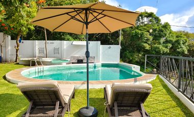 Hermosa Casa DALIA II en Renta con Alberca y Jacuzzi climatizada y vistas panorámicas en Fracc Rancho San Diego en Ixtapan de la Sal EDOMEX