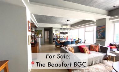 FOR SALE: Fully Furnished, Interior Designed 4BR in The Beaufort BGC