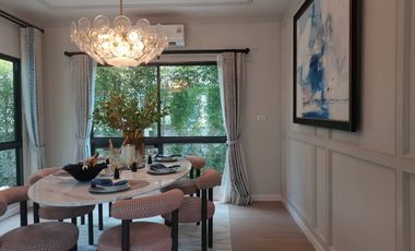 ♦ Plot Camelia ♦ Single house 2 storey, 70.3 sq.w. 245 sq.m. | 4 Beds, 3 Parking | Saransiri Salaya - Pinklao (สราญสิริ ศาลายา – ปิ่นเกล้า) | Near MUI