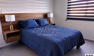 DEPARTAMENTO EN RENTA, AMUEBLADO. FRACC. CAPITTALA, León,Gto; SALIDA A SILAO, 2 REC. 2 BAÑOS