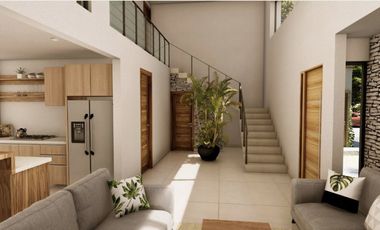 Casa con alberca en residencial privado en Tulum, en venta.