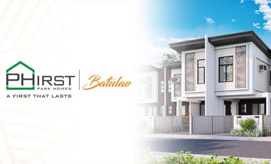 PHIRST PARK HOMES BATULAO |2BR COMPLETE TOWNHOUSE FOR SALE CALISTA MODEL | 3BR SINGLE ATTACHED HOUSE