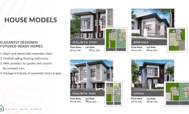 PHIRST PARK HOMES BATULAO |2BR COMPLETE TOWNHOUSE FOR SALE CALISTA MODEL | 3BR SINGLE ATTACHED HOUSE