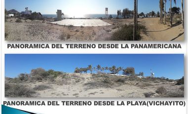 Terrenos en Vichayito, Los Órganos, Piura con vista al mar de 250 y 300 m2