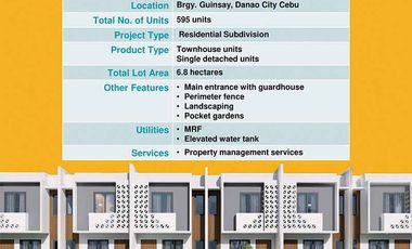 Affordable 2 storey  house and lot in Danao along the highway