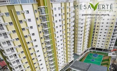 Ready for Occupancy 1 Bedroom Condo in Mesaverte Residences